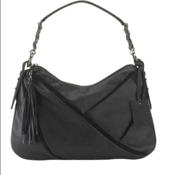 Cole Haan Handbags - Cole Haan Maria Sharapova black leather suede bag